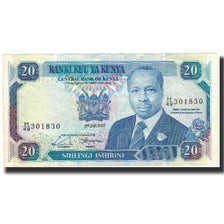 Banconote, Kenya, 20 Shillings, 1992-01-02, KM:25e, BB