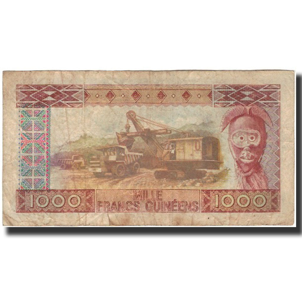 Banknote, Guinea, 1000 Francs, 1985, KM:32a, VG(8-10)
