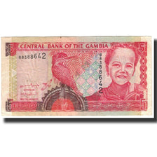 Banknote, The Gambia, 5 Dalasis, 2001, KM:20a, VF(30-35)