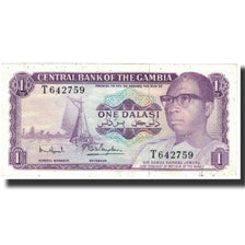 Banconote, Gambia, 1 Dalasi, UNDATED (1971-1987), KM:4f, BB+