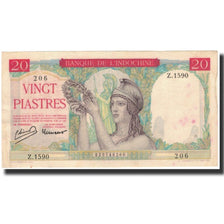 Banconote, INDOCINA FRANCESE, 20 Piastres, 1949, KM:81a, BB