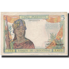 Banknote, FRENCH INDO-CHINA, 5 Piastres, 1949, KM:55d, UNC(60-62)
