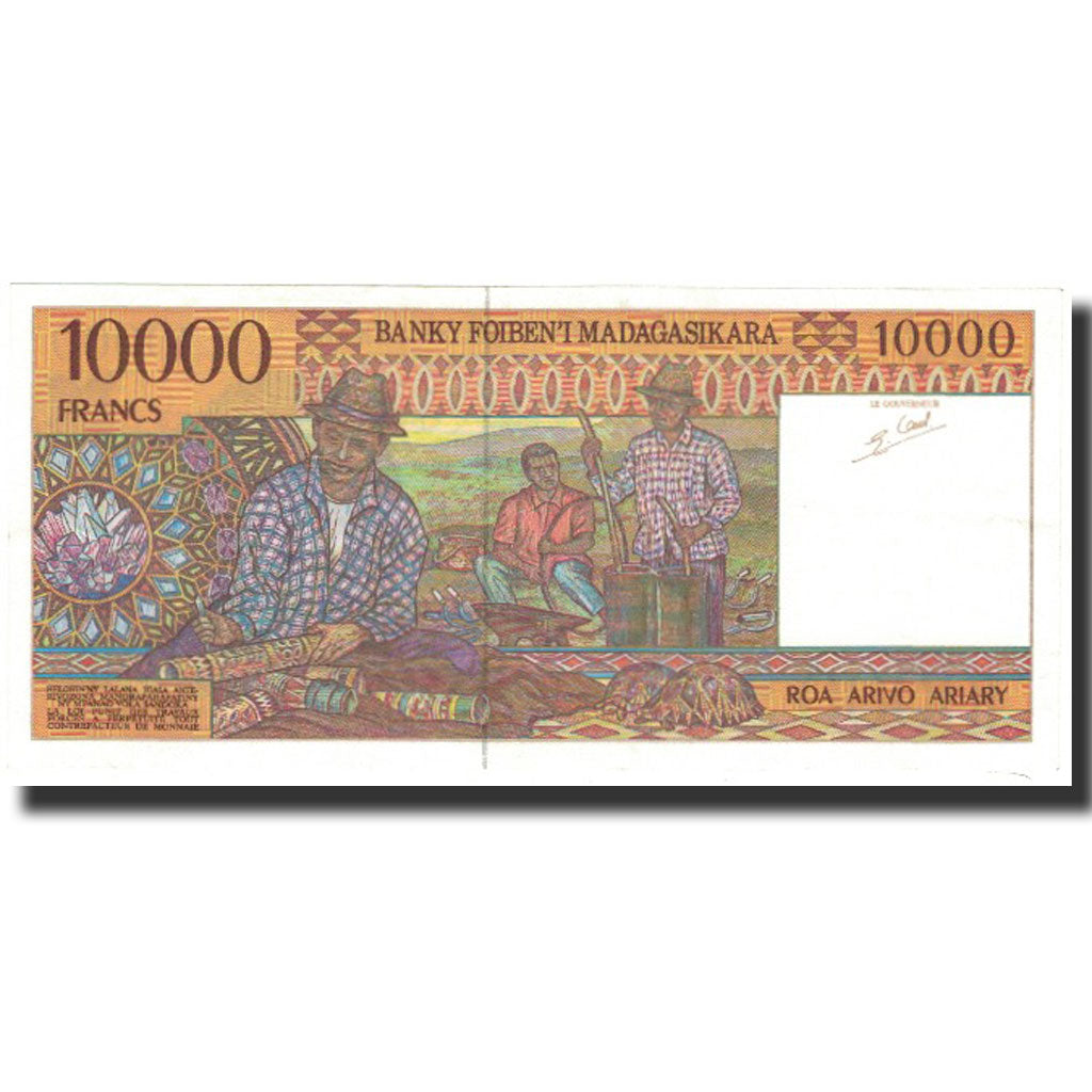 Banknote, Madagascar, 10,000 Francs = 2000 Ariary, 1994, KM:79b, UNC(63)