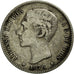 Moneta, Hiszpania, Alfonso XII, Peseta, 1876, Madrid, VF(30-35), Srebro, KM:672
