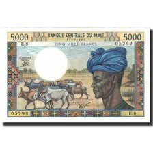 Geldschein, Mali, 5000 Francs, 1984, KM:14e, UNZ