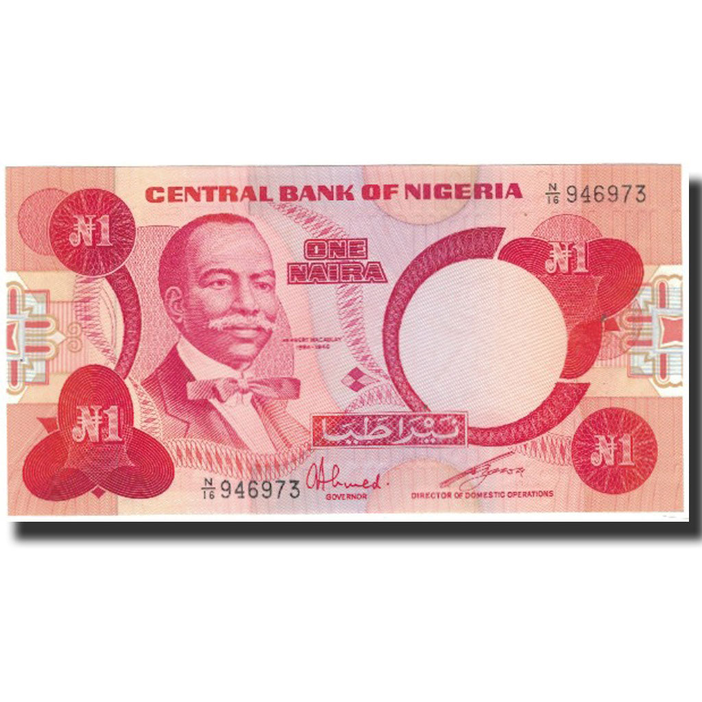 Banknote, Nigeria, 1 Naira, 1979, KM:19c, UNC(65-70)