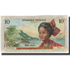 Banknote, French Antilles, 10 Francs, 1964, KM:8a, VF(20-25)