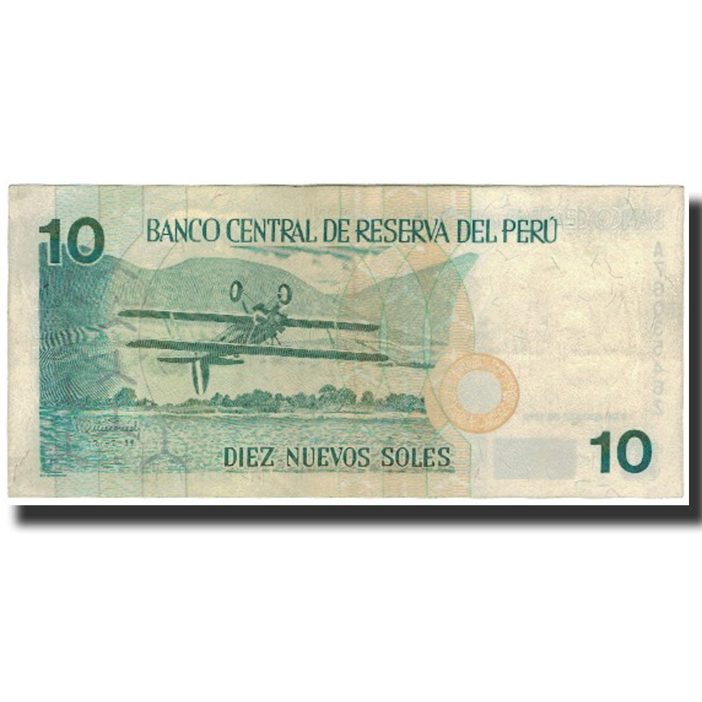 Banknote, Peru, 10 Nuevos Soles, 1998-08-06, KM:166, UNC(63)