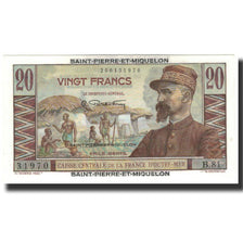 Saint Pierre and Miquelon, 20 Francs, Undated (1950-1960), UNC(65-70), KM:24