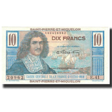 Saint Pierre and Miquelon, 10 Francs, Undated (1950-1960), UNC(65-70), KM:23