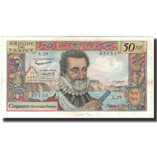 Francia, 50 Nouveaux Francs, 50 NF 1959-1961 ''Henri IV'', 1959-09-03, EBC