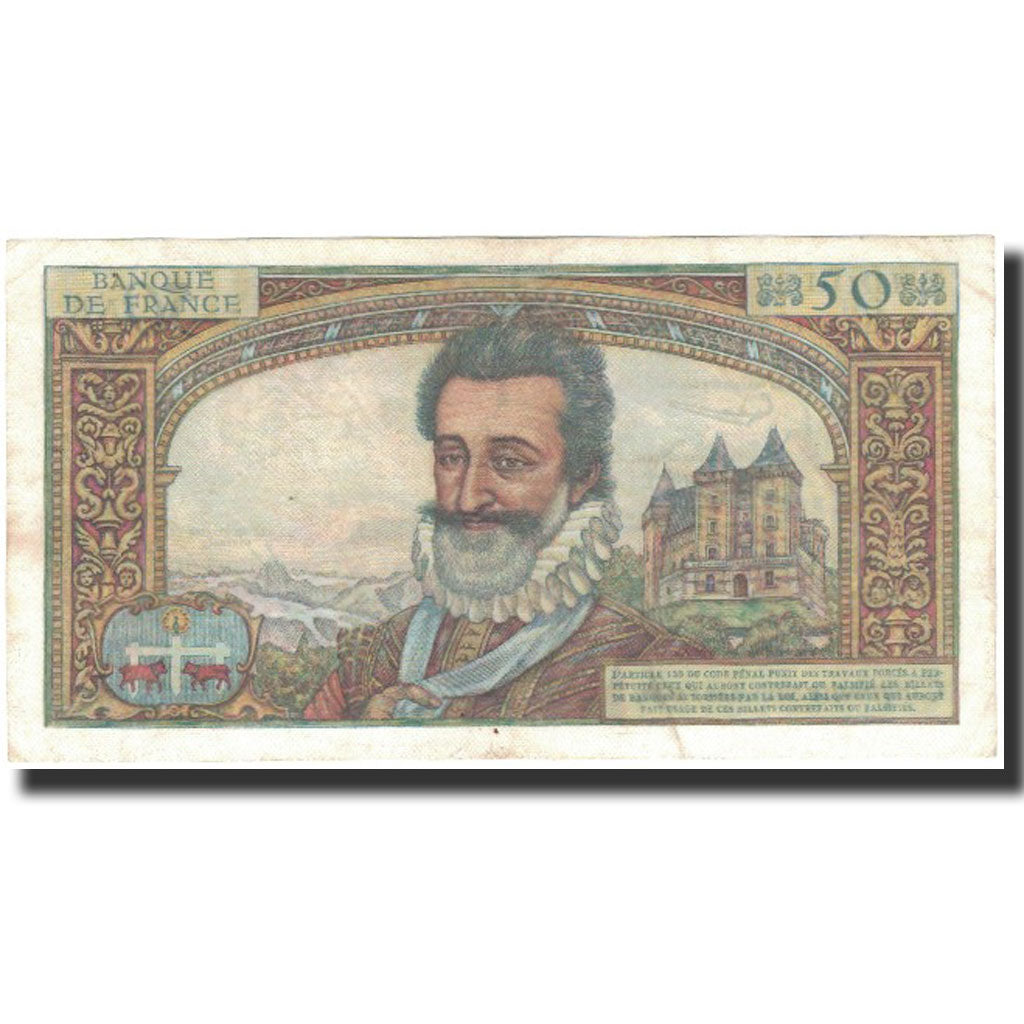 Francia, 50 Nouveaux Francs, 50 NF 1959-1961 ''Henri IV'', 1959-09-03, EBC
