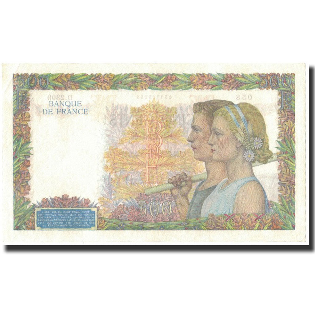 Frankrijk, 500 Francs, 500 F 1940-1944 ''La Paix'', 1941-02-06, SPL