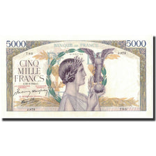 Francja, 5000 Francs, Victoire, 1942-03-19, UNC(63), Fayette:46.35, KM:97c