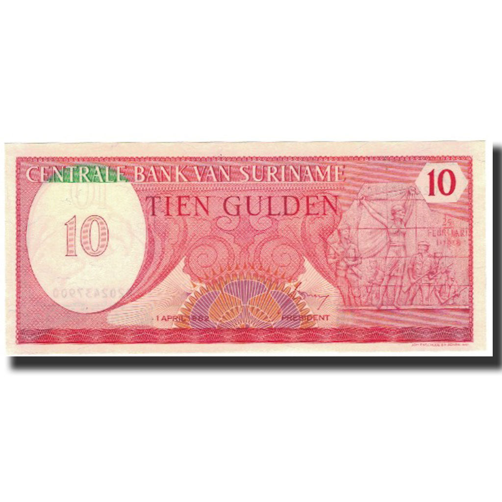 Banknote, Surinam, 10 Gulden, 1982-04-01, KM:126, UNC(65-70)