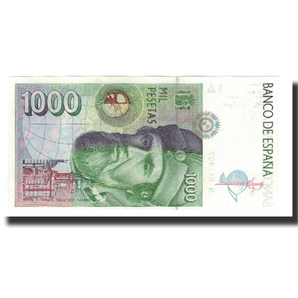 Banconote, Spagna, 1000 Pesetas, 1992-10-12, KM:163, FDS