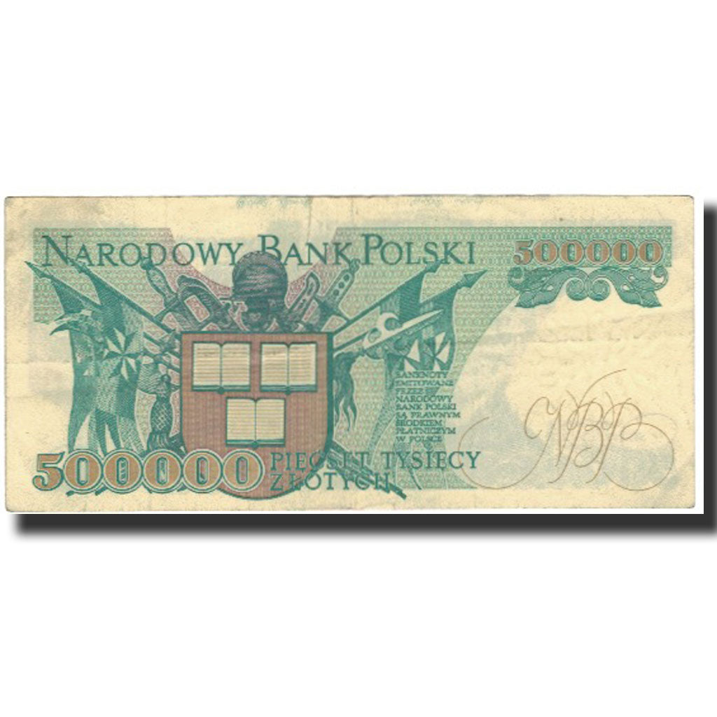 Banknote, Poland, 500,000 Zlotych, 1990-04-20, KM:156a, EF(40-45)