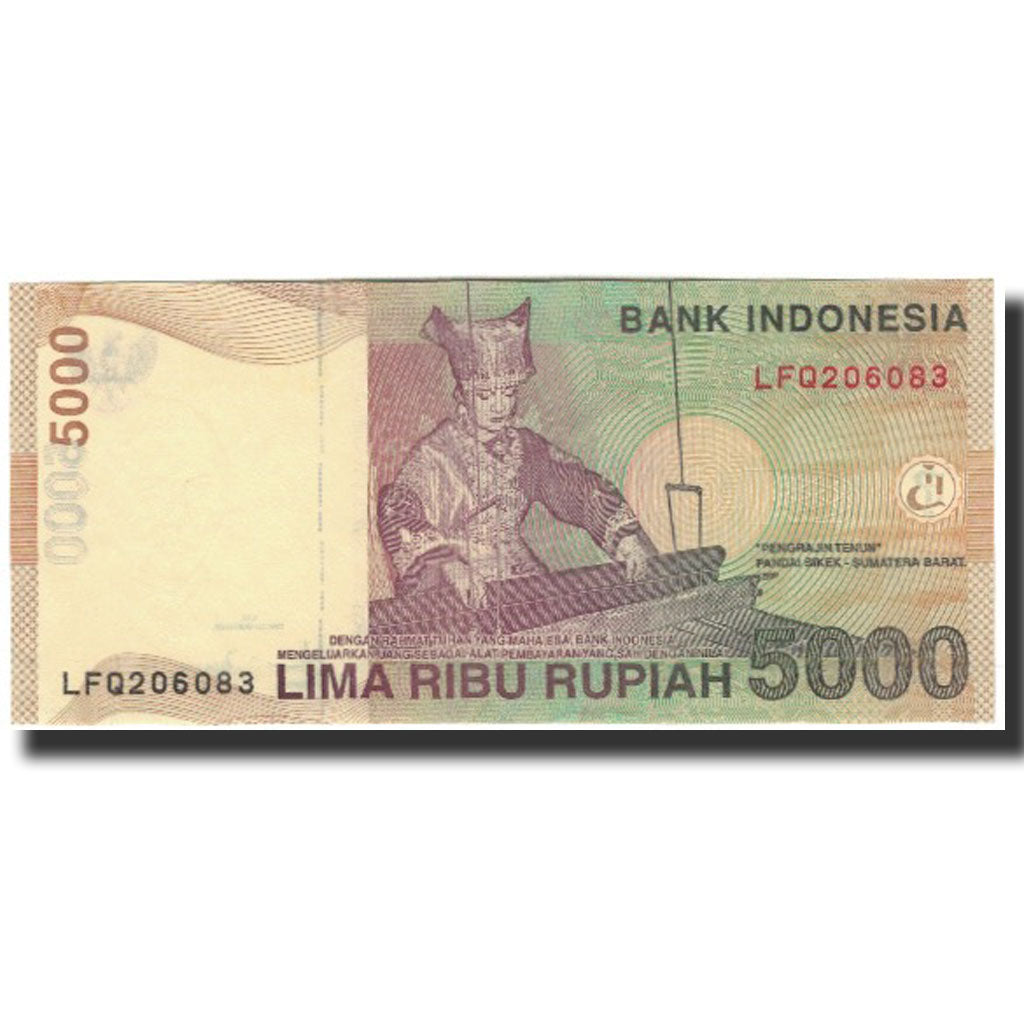 Geldschein, Indonesien, 5000 Rupiah, 2005, KM:142e, UNZ
