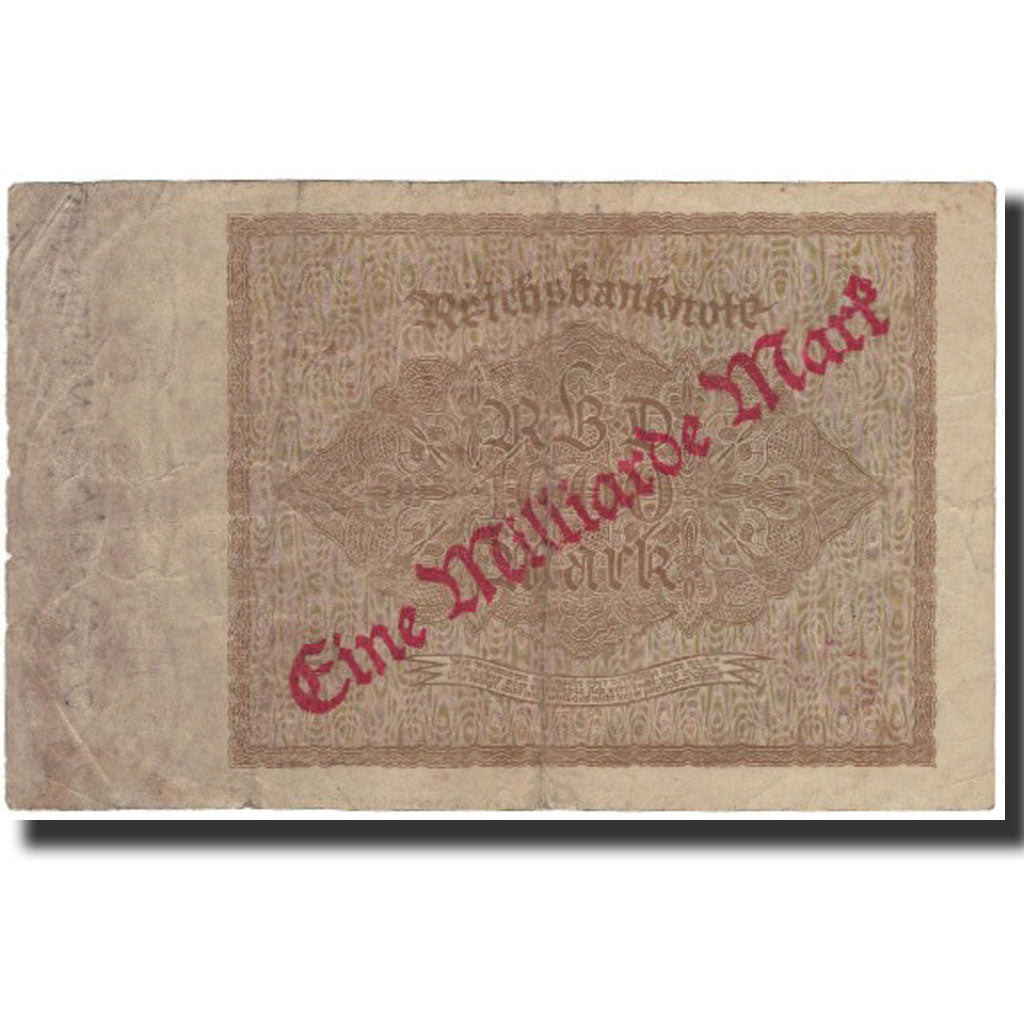 Banknote, Germany, 1 Milliarde Mark on 1000 Mark, 1922-12-15, KM:113a, VF(30-35)