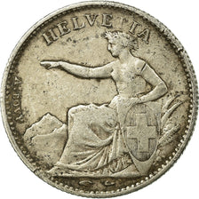 Coin, Switzerland, 1/2 Franc, 1850, Paris, EF(40-45), Silver, KM:8