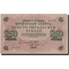 Banknote, Russia, 250 Rubles, 1917, KM:36, AU(55-58)