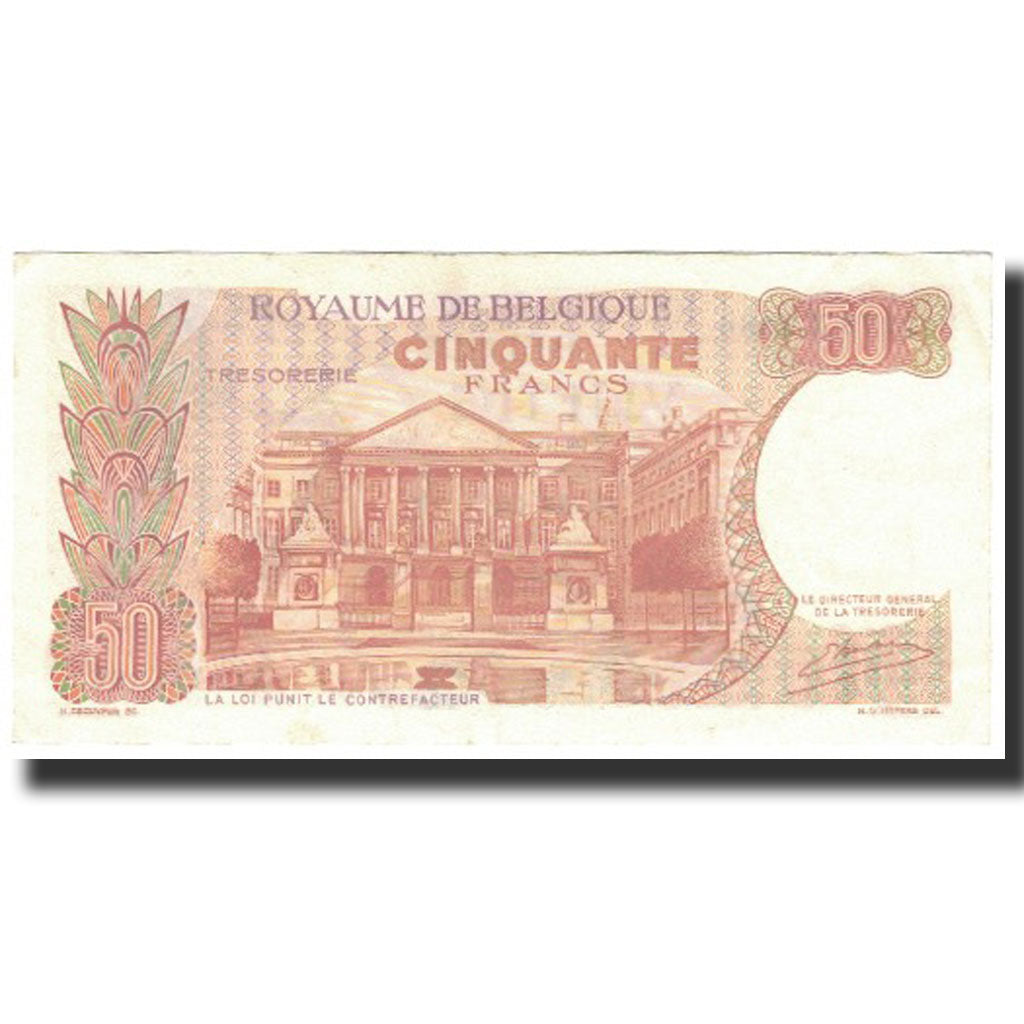 Banconote, Belgio, 50 Francs, 1966-05-16, KM:139, BB+