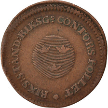 SWEDEN, 1/2 Skilling, 1802, KM #549, EF(40-45), Copper, 29.5, 5.18