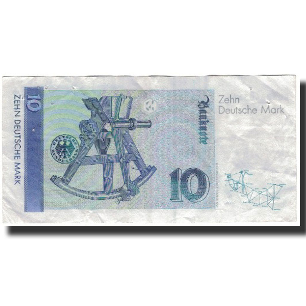 Banknote, GERMANY - FEDERAL REPUBLIC, 10 Deutsche Mark, 1999-09-01, KM:38d