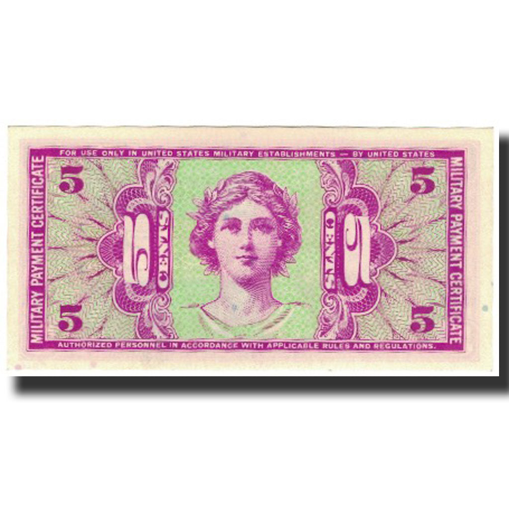 Banknote, United States, 5 Cents, 1958, KM:M36, UNC(65-70)