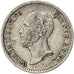 NETHERLANDS, 10 Cents, 1849, KM #75, AU(50-53), Silver, 15, 1.39