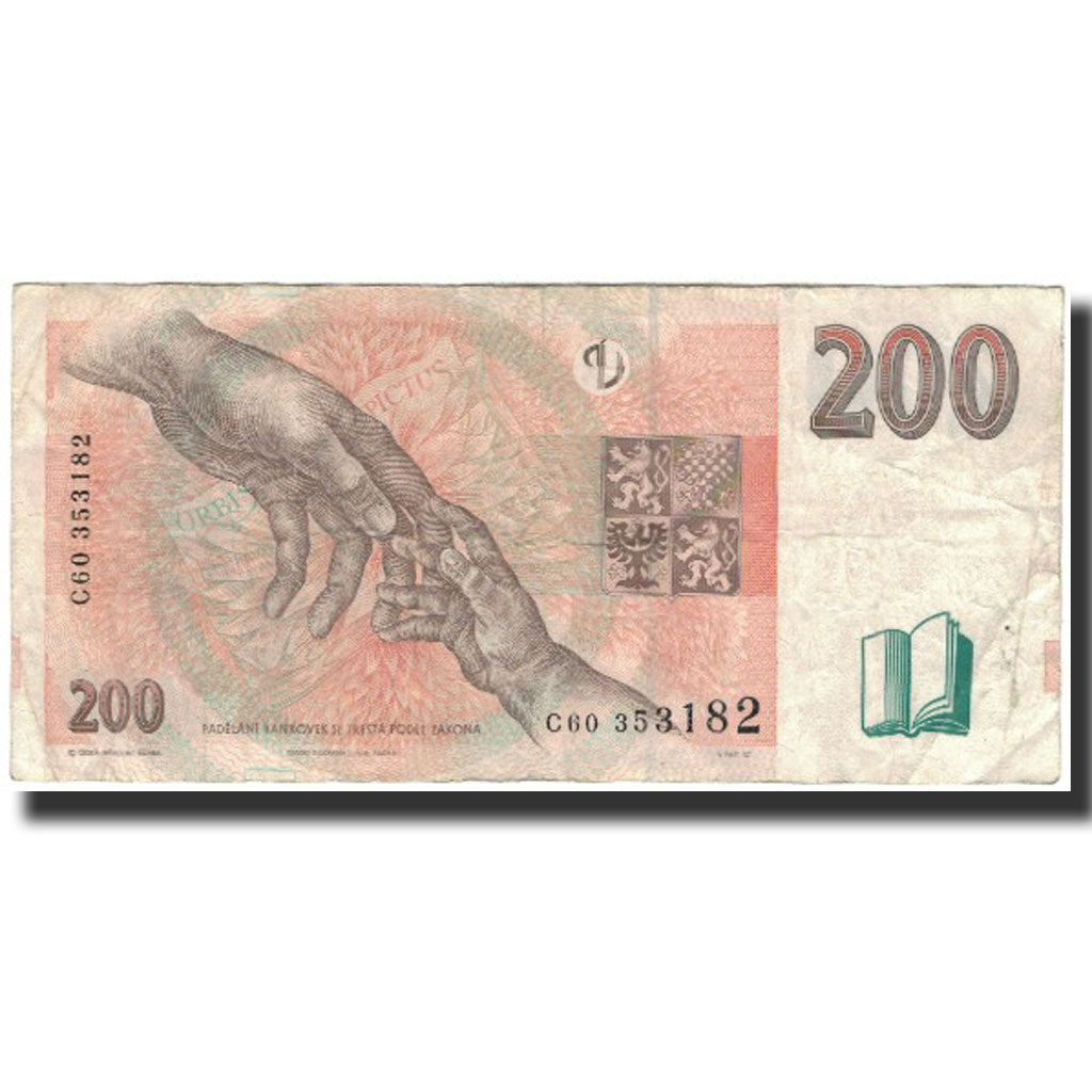 Banknote, Czech Republic, 200 Korun, 1998, KM:19, VF(20-25)