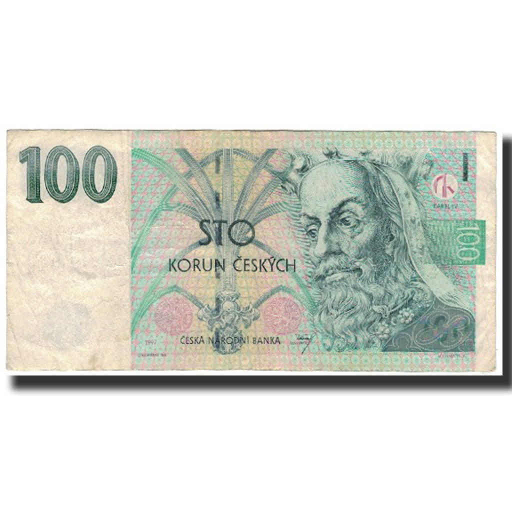 Banconote, Repubblica Ceca, 100 Korun, 1997, KM:18, MB