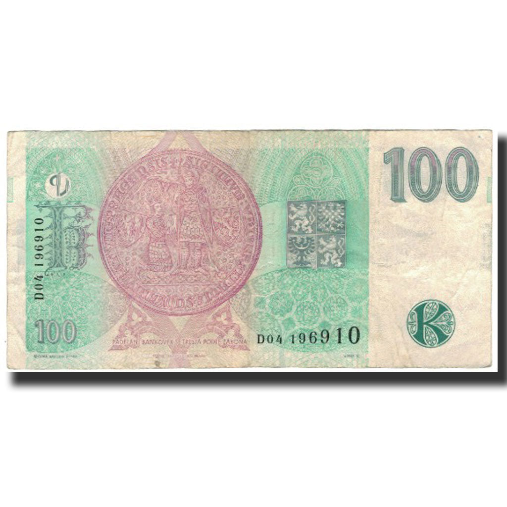 Banconote, Repubblica Ceca, 100 Korun, 1997, KM:18, MB