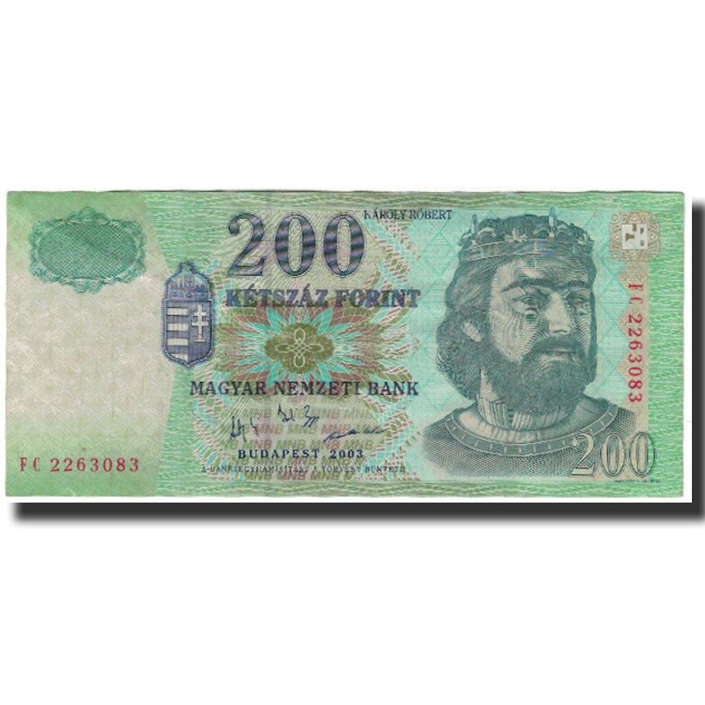 Banknote, Hungary, 200 Forint, 2003, KM:187c, EF(40-45)