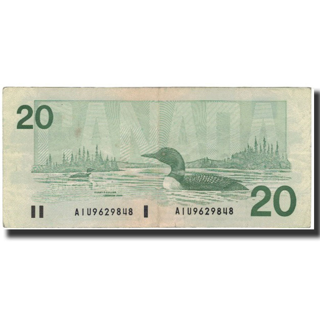 Banconote, Canada, 20 Dollars, 1991, KM:97a, BB