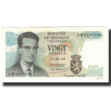 Banknote, Belgium, 20 Francs, 1964-06-15, KM:138, UNC(65-70)