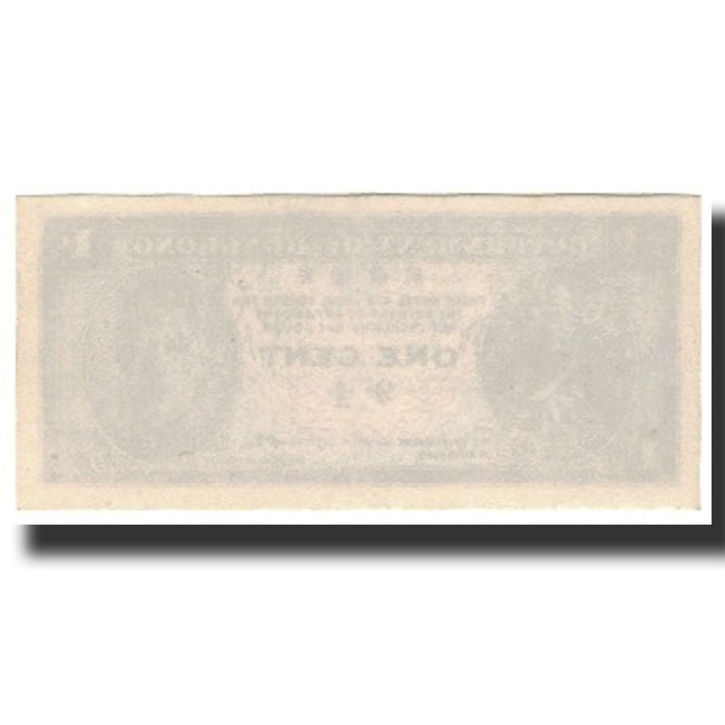 Banknote, Hong Kong, 1 Cent, 1945, KM:321, UNC(65-70)