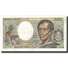 France, 200 Francs, 200 F 1981-1994 ''Montesquieu'', 1988, VF(30-35)