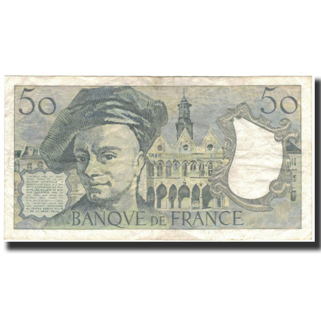 Francia, 50 Francs, 50 F 1976-1992 ''Quentin de La Tour'', 1986, BC+