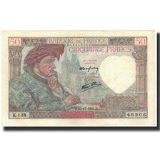 Frankrijk, 50 Francs, 50 F 1940-1942 ''Jacques Coeur'', 1941-11-20, SUP+