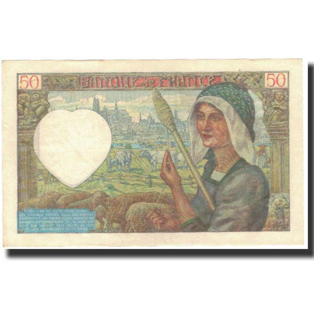 Frankrijk, 50 Francs, 50 F 1940-1942 ''Jacques Coeur'', 1941-11-20, SUP+