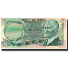 Geldschein, Türkei, 10 Lira, 1970, KM:186, UNZ