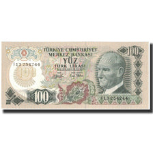Banknote, Turkey, 100 Lira, 1972, KM:189a, UNC(65-70)