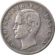 GERMAN STATES, 2 Mark, 1903, Munich, KM #913, EF(40-45), Silver, 28, 11.03