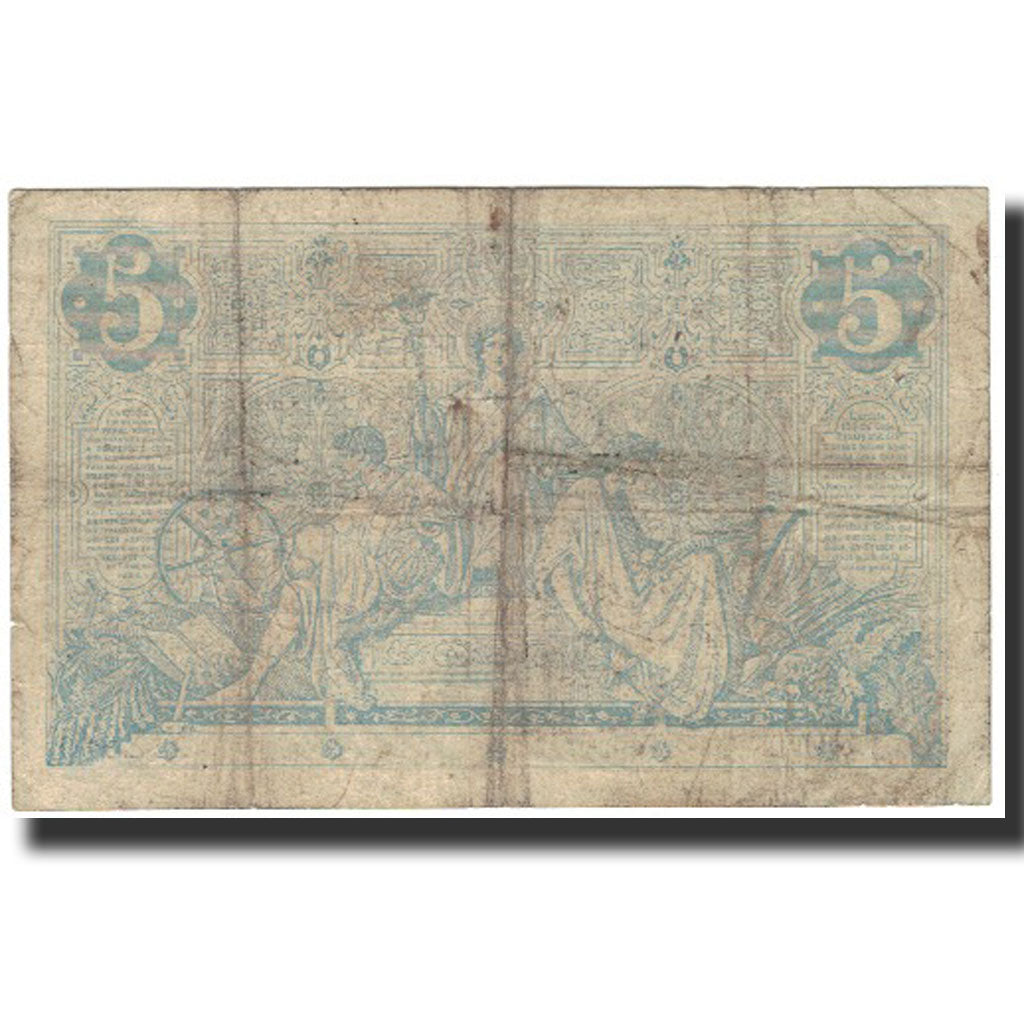 France, 5 Francs, 5 F 1871-1874 ''Noir'', 1873, VF(20-25), Fayette:VF 1.17