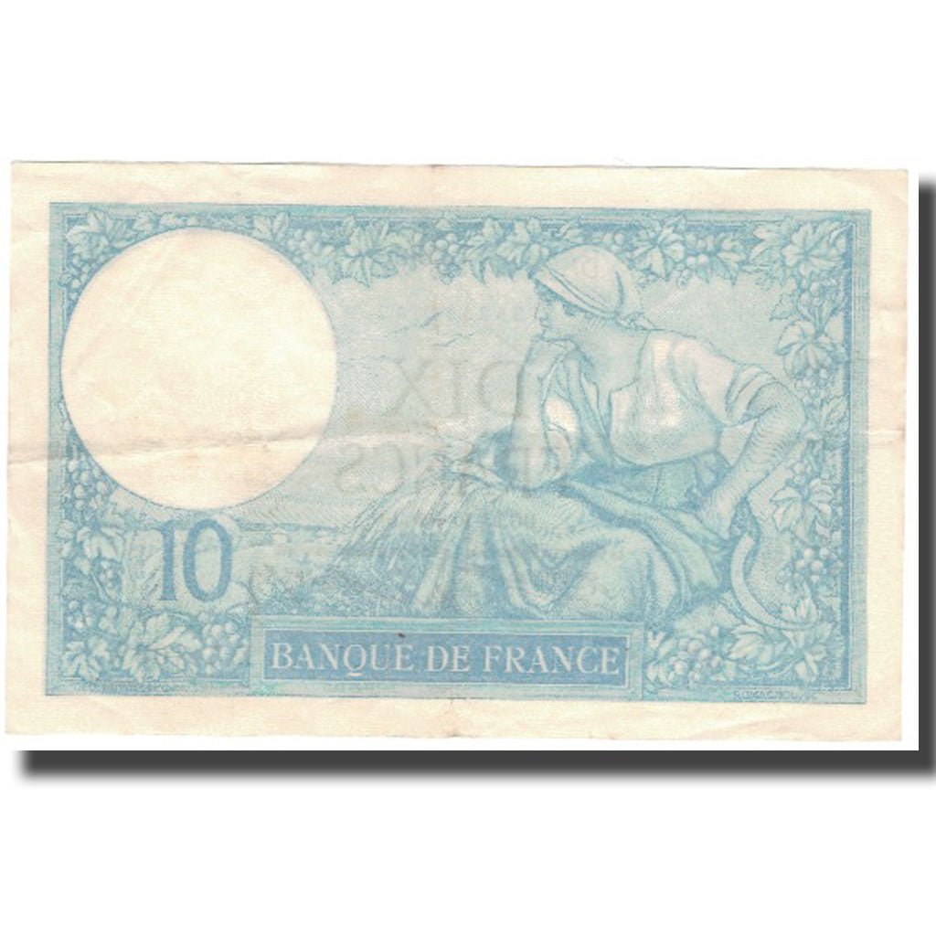 France, 10 Francs, 10 F 1916-1942 ''Minerve'', 1930-10-23, EF(40-45)