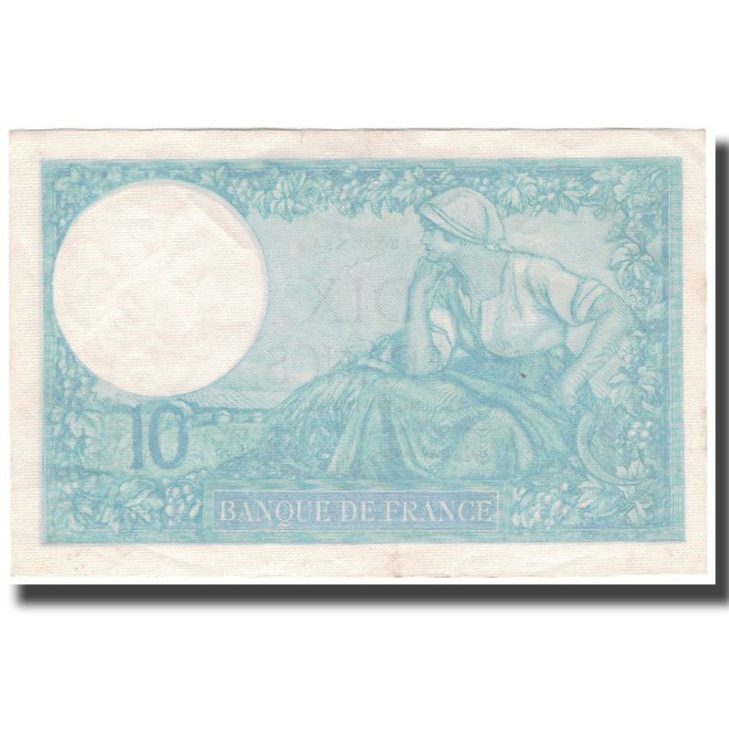 Francia, 10 Francs, 10 F 1916-1942 ''Minerve'', 1939-09-07, FDS, Fayette:7.6