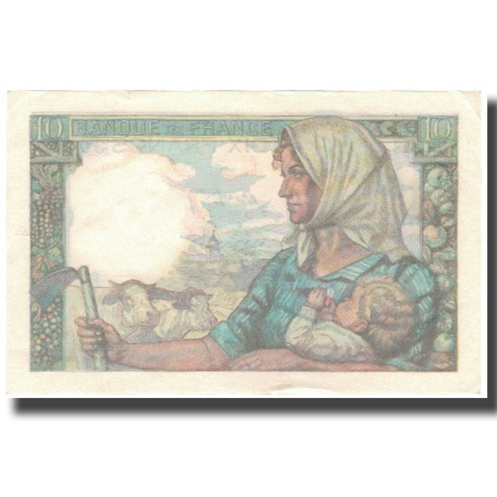 France, 10 Francs, 10 F 1941-1949 ''Mineur'', 1947-01-09, UNC(63), Fayette:8.16