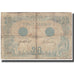 France, 20 Francs, 20 F 1905-1913 ''Bleu'', 1912-11-28, VF(20-25), Fayette:10.2