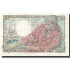 Francia, 20 Francs, Pêcheur, 1947-01-09, SPL, Fayette:13.11, KM:100b